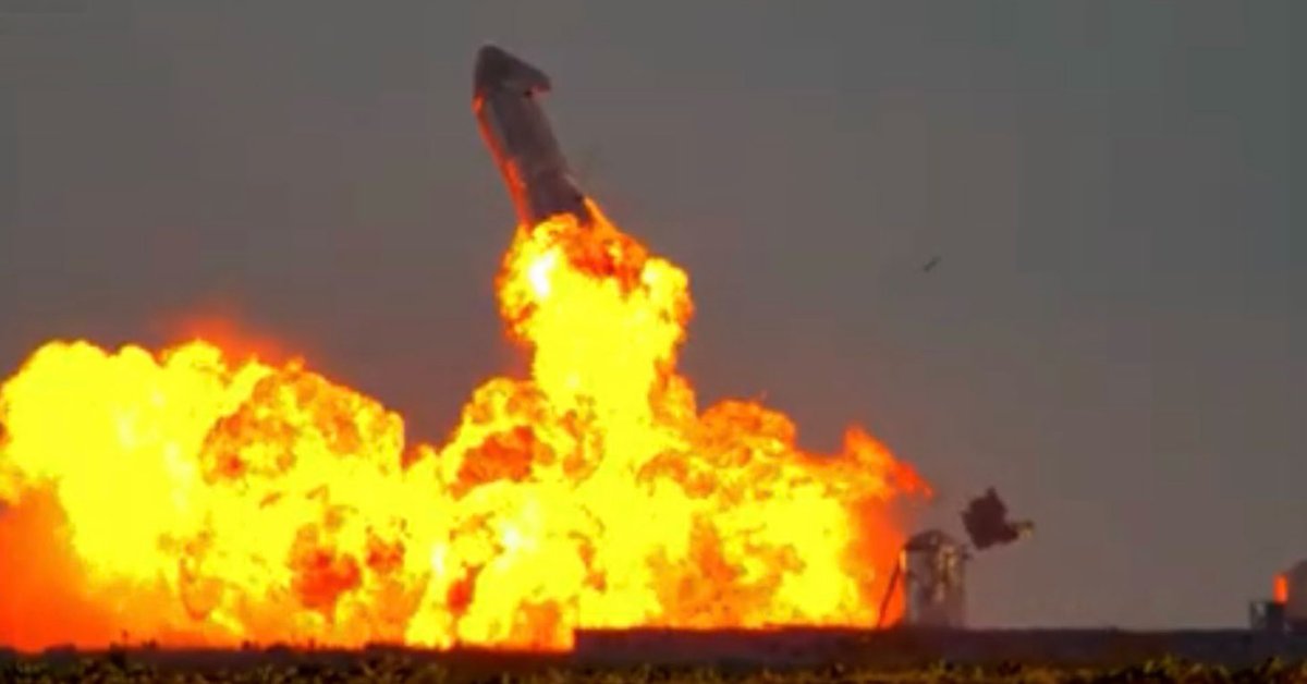 SpaceX’s prototype rocket exploded just minutes after it appeared to have landed successfully.