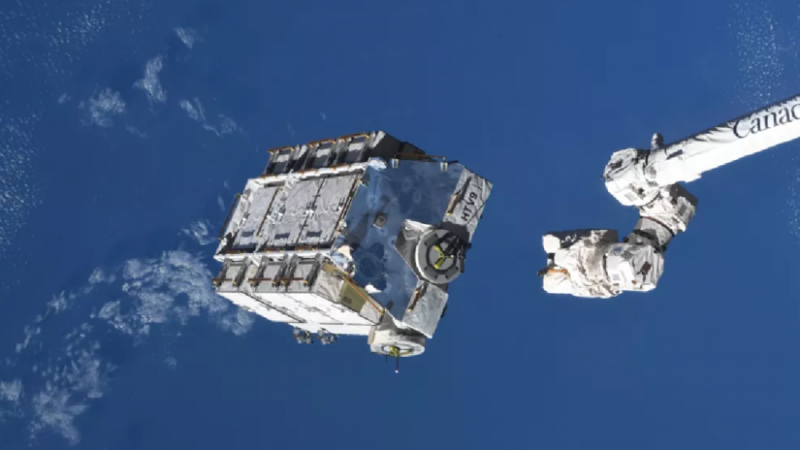 The International Space Station dumped 2.9 tons of space debris, the largest ever released