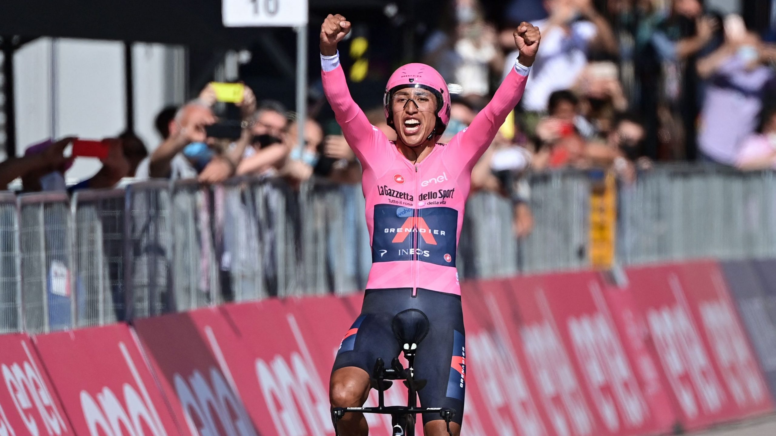 Colombian cyclist Egan Bernal defeated Giro di Italia