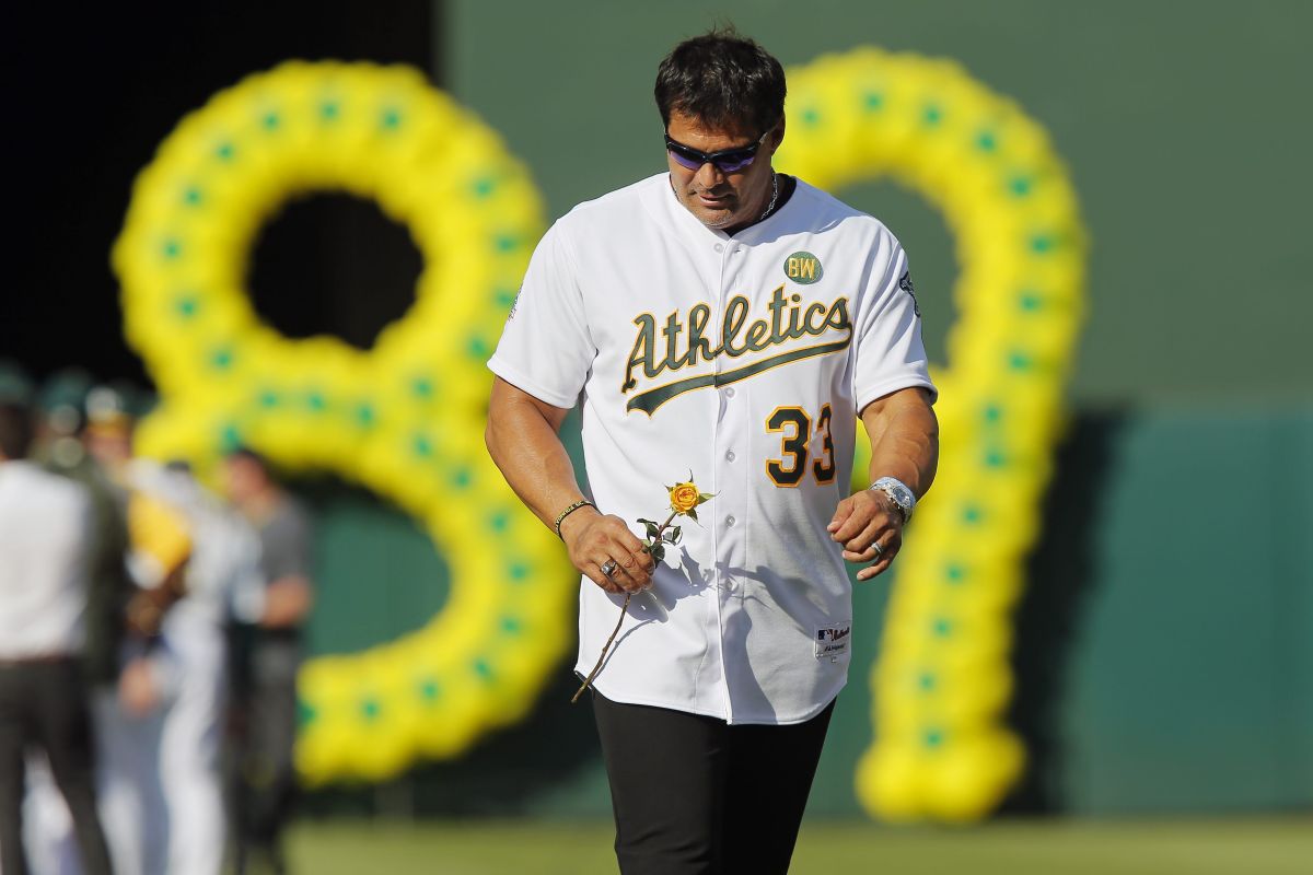 Surprise!  Jose Canceco explains how he lost his wealth and was able to sleep in a garage