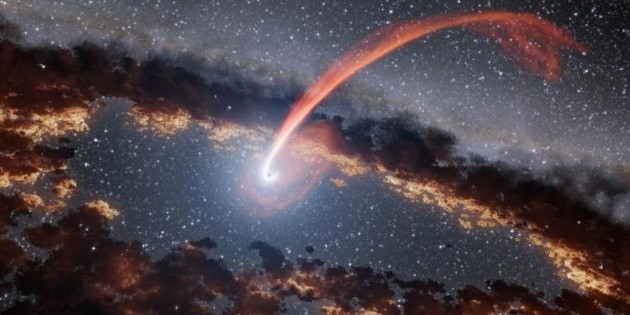 They record how a black hole swallows a star