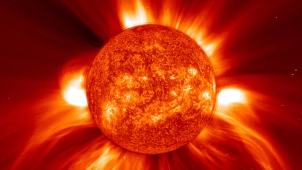Solar flares that can create a magnetic storm on Earth