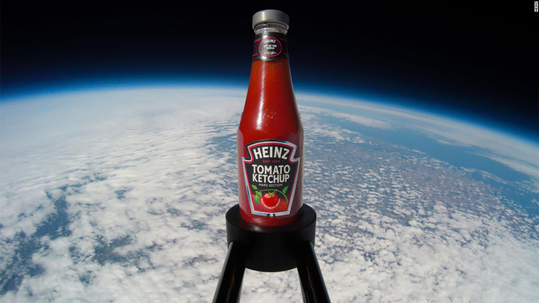 Haynes created the first “Mars” ketchup – this is it