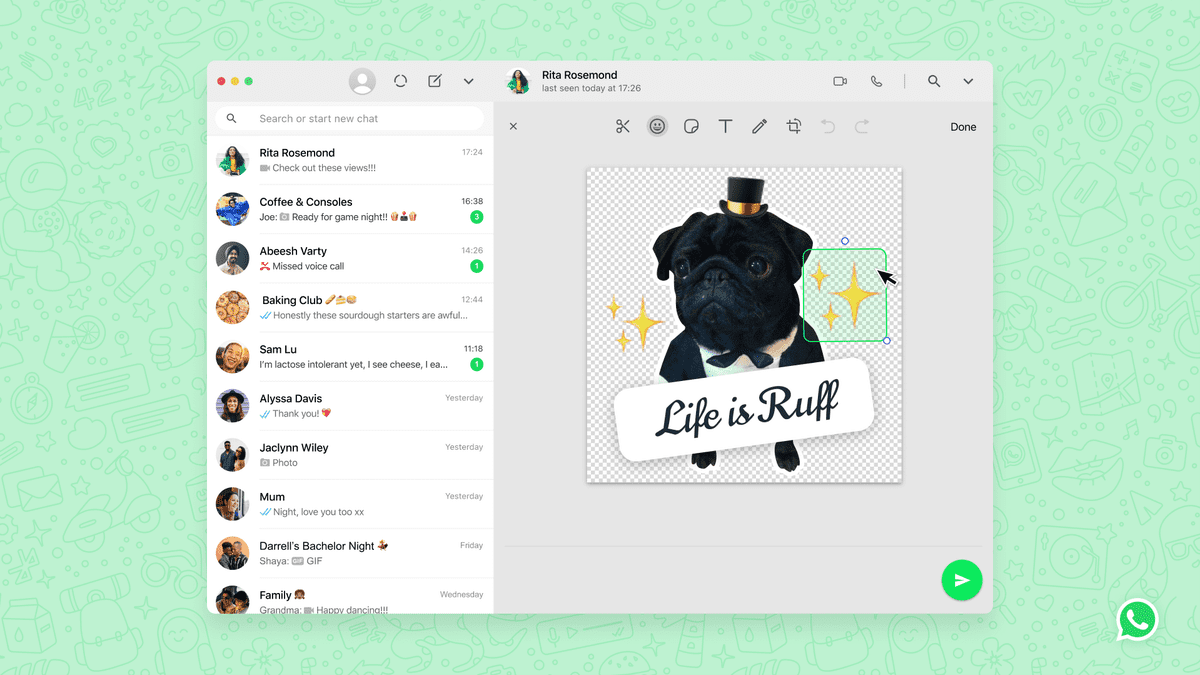 WhatsApp introduces its own tool for creating stickers