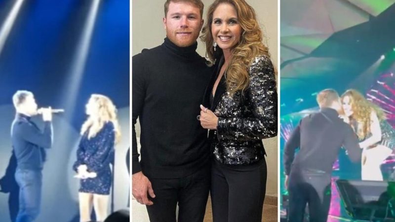 Did Canelo Alvarez apologize to his wife after singing to Lucerito?
