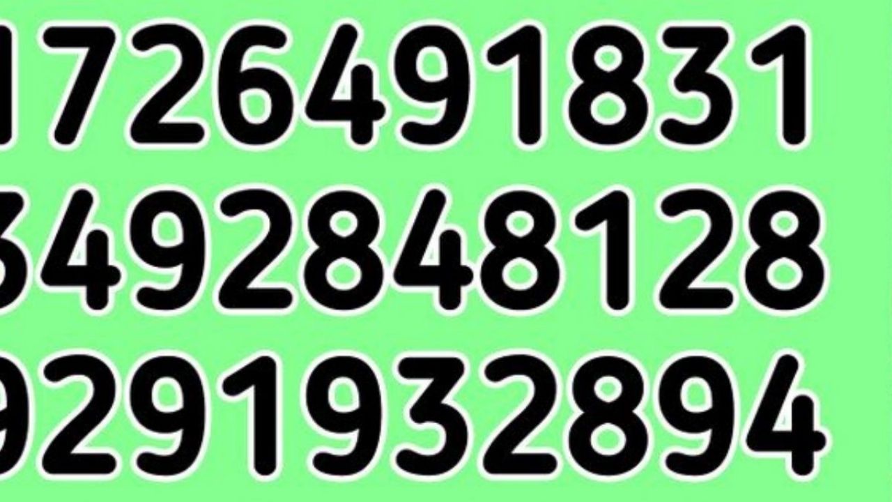 Visual Puzzle: Can you find the number 139 in 5 seconds?