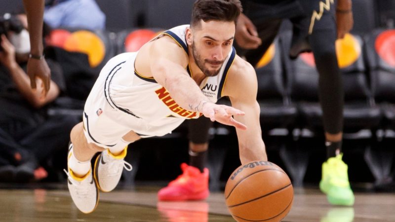 Facundo Campazzo dived for a ball and drove the Denver Nuggets fans crazy