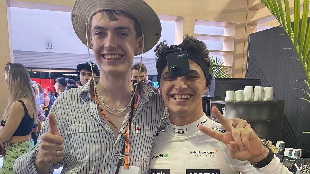 Lando Norris says he was expelled from the hotel pool in Miami