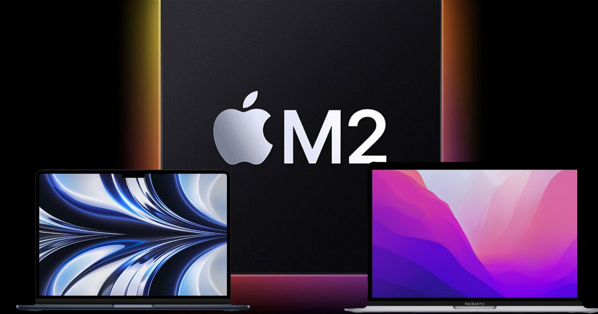 The MacBook Air and MacBook Pro with the M2 chip are about the same power
