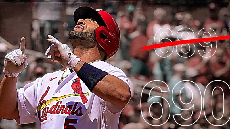 Pujols is still unstoppable and hits 690 HR… with a grand slam!