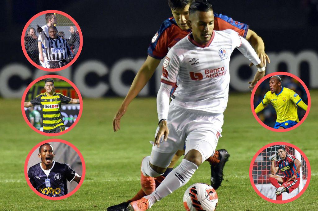 Honduran footballers who have played in the Greek Super League.  Who was there first?