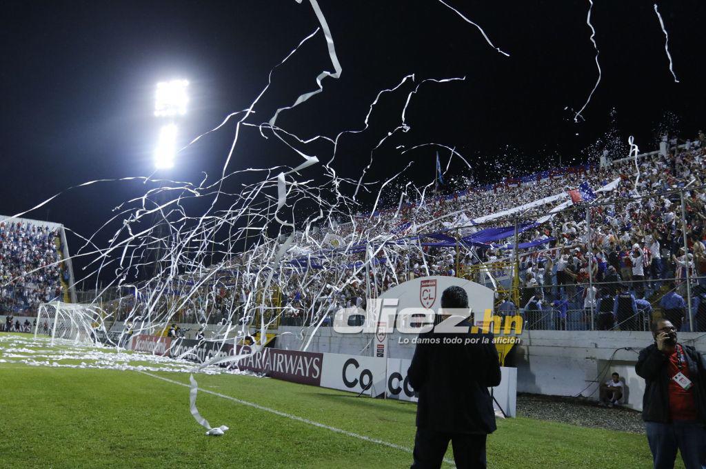 Olimpia and Triancon are already playing in Morazán for a ticket to the semi-finals of the CONCACAF League.