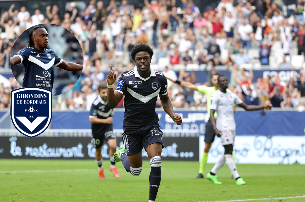 Did Albert Ellis play?  Girondins de Bordeaux climb to the top of Ligue 2 in France with another win