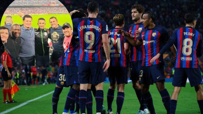 Did you celebrate with Lewandowski?  Honduran giants rock Camp Nou with Barcelona win over Villarreal