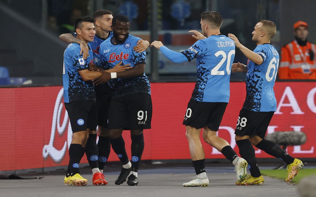 Napoli vs Bologna match summary (3-2).  Goal and half time