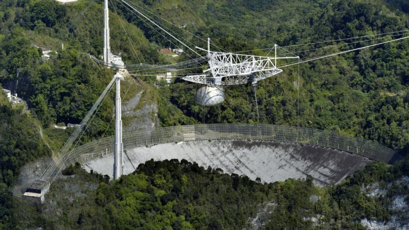 The National Science Foundation decides not to rebuild the Arecibo Observatory radio telescope