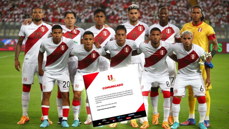 The Peruvian team has surprised with a new squad for matches against Paraguay and Bolivia