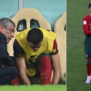 Fernando Santos reveals he spoke to Cristiano Ronaldo over his disqualification and the striker’s response: “I’m not happy…”