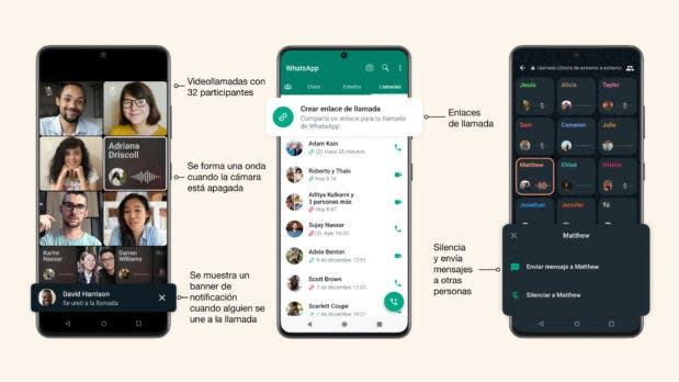 WhatsApp now allows video calls with up to 32 participants