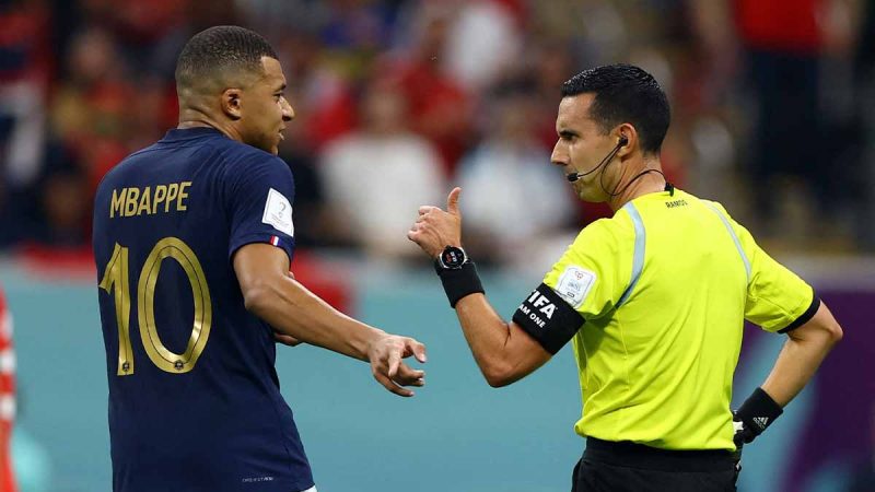 Will the World Cup final whistle blow?  That’s how it went for César Ramos in the SemisMediotiempo