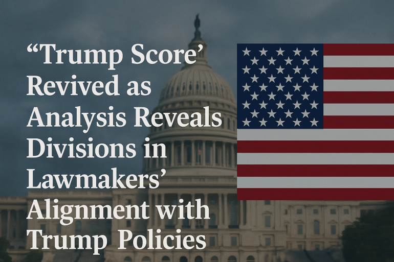 “Trump Score” Revived as Analysis Reveals Divisions in Lawmakers’ Alignment with Trump Policies