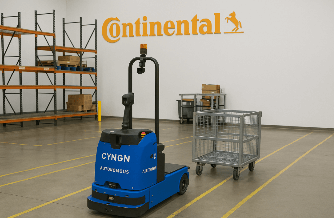 U.S. Continental Endorses Cyngn’s Autonomous DriveMod Tugger in New Case Study