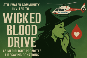 Stillwater Community Invited to “Wicked” Blood Drive as MediFlight Promotes Lifesaving Donations