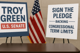 U.S. Senate Hopeful Troy Green Signs Pledge Backing Congressional Term Limits