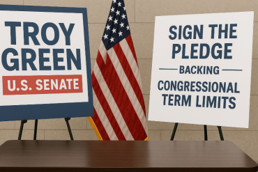 U.S. Senate Hopeful Troy Green Signs Pledge Backing Congressional Term Limits