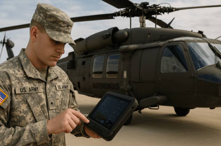 U.S. Soldier Becomes First to Command Autonomous Black Hawk Missions Using MATRIX Technology
