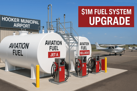 Hooker Municipal Airport Unveils m Fuel System Upgrade in Bid to Boost Regional Aviation Growth