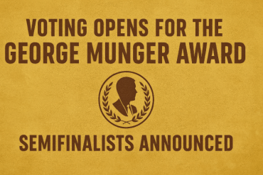 Voting Opens for the George Munger Award as Semifinalists Announced
