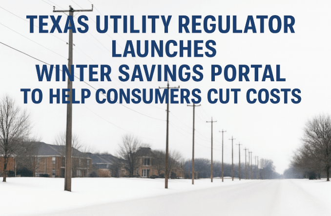 Texas Utility Regulator Launches Winter Savings Portal to Help Consumers Cut Costs