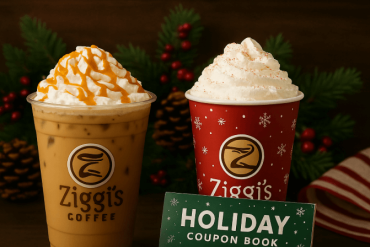 Ziggi’s Coffee Launches Holiday Menu and Charity Coupon Book Supporting Toys for Tots
