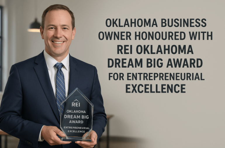 Oklahoma Business Owner Honoured with REI Oklahoma Dream BIG Award for Entrepreneurial Excellence