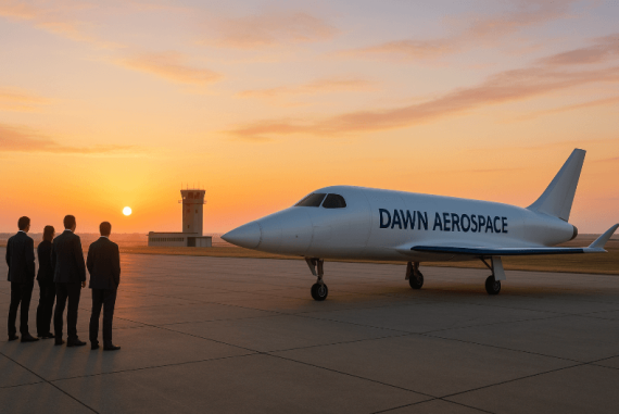 Dawn Aerospace Visit Signals New Era for Oklahoma’s Air and Space Port Operations
