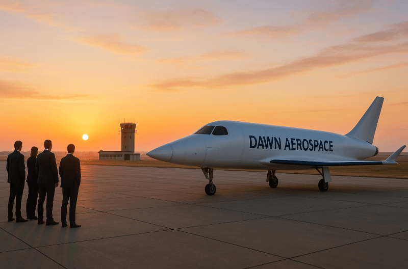 Dawn Aerospace Visit Signals New Era for Oklahoma’s Air and Space Port Operations