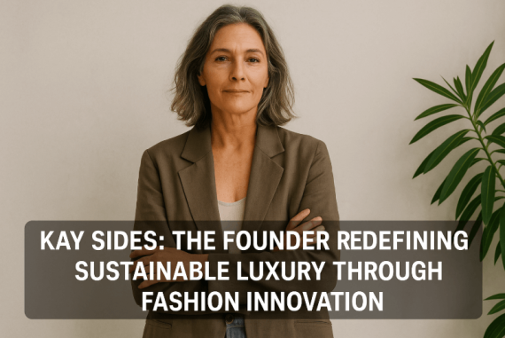 Kay Sides: The Founder Redefining Sustainable Luxury Through Fashion Innovation