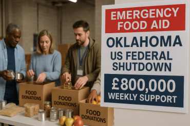 Oklahoma Launches Emergency Food Aid with £800,000 Weekly Support Amid US Federal Shutdown