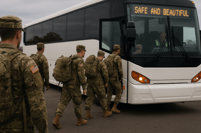 Oklahoma National Guard Mobilises for Washington Deployment Under ‘Safe and Beautiful’ Mission