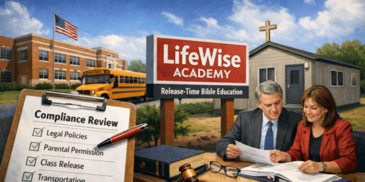 Oklahoma school district reviews compliance requirements for LifeWise Academy release-time programme Oklahoma school district reviews compliance requirements for LifeWise Academy release-time programme