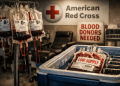 Severe blood shortage as American Red Cross supply falls 35% in a month