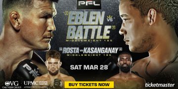 PFL Expands Pittsburgh Debut Card as Two Additional Bouts Strengthen March Event