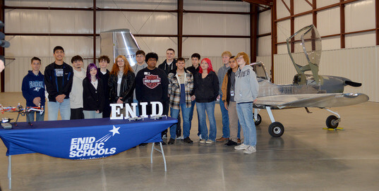 Enid High School aviation students take student-built aircraft to the skies in Tango Flight milestone