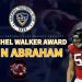 John Abraham Named Inaugural Recipient of the Herschel Walker Award