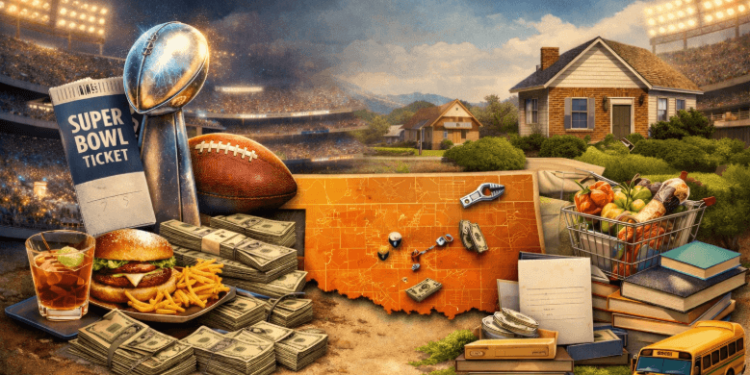 Super Bowl Ticket Costs Highlight Household Spending Comparisons Across Oklahoma