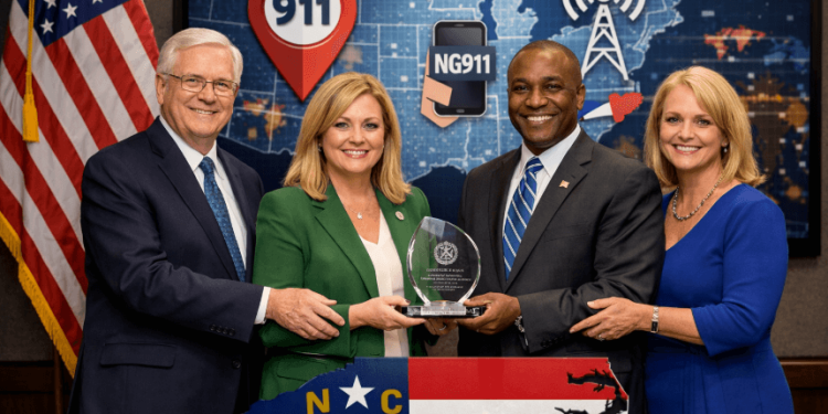North Carolina 911 Board Receives National NG911 Award North Carolina 911 Board Receives National NG911 Award