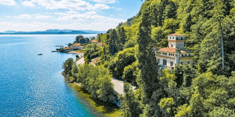 On Lake Maggiore, Gianfranco Ferré’s Castello Pellegrini Returns to the Market On Lake Maggiore, Gianfranco Ferré’s Castello Pellegrini Returns to the Market