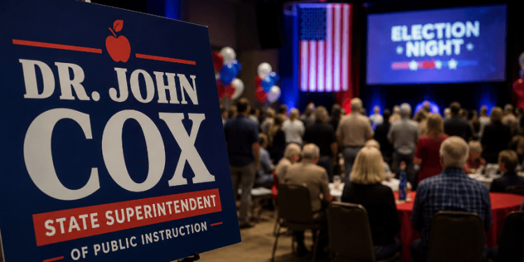 Dr. John Cox to Host Oklahoma State Superintendent Election Night Watch Party Dr. John Cox to Host Oklahoma State Superintendent Election Night Watch Party