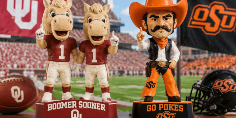 Oklahoma Sooners and Oklahoma State Cowboys Limited-Edition Bobbleheads Unveiled for 2026 Football Season